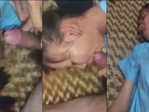 Xuất tinh vô miệng em rồi anh còn cố làm nháy nữa